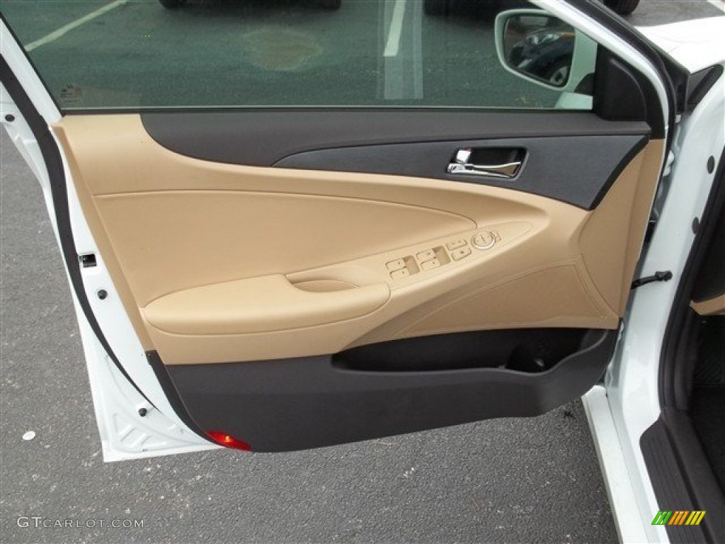 2013 Hyundai Sonata GLS Camel Door Panel Photo #76265519