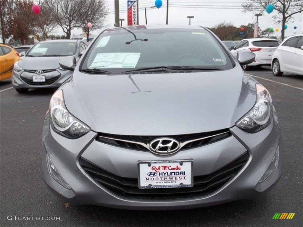 2013 Elantra Coupe GS - Titanium Gray Metallic / Gray photo #1