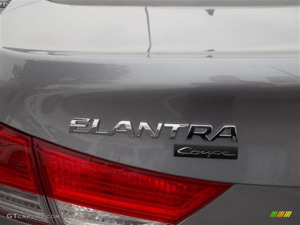 2013 Elantra Coupe GS - Titanium Gray Metallic / Gray photo #5