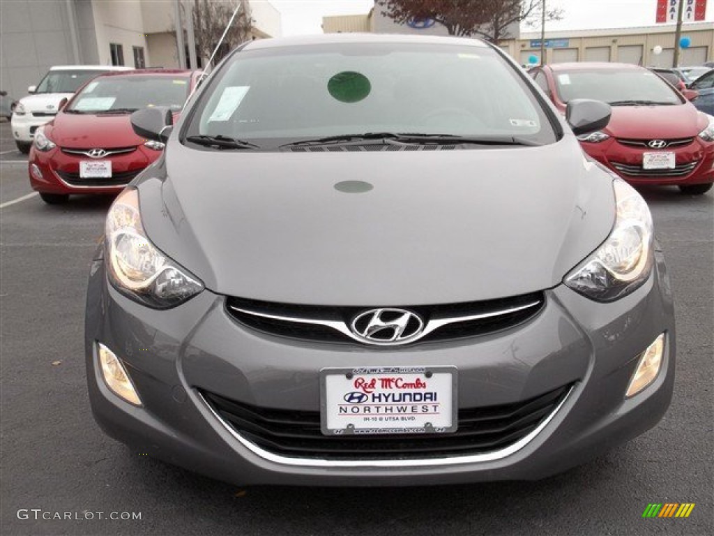 2013 Elantra GLS - Harbor Gray Metallic / Gray photo #1