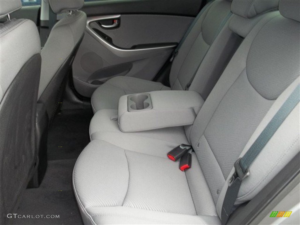 2013 Elantra GLS - Harbor Gray Metallic / Gray photo #9
