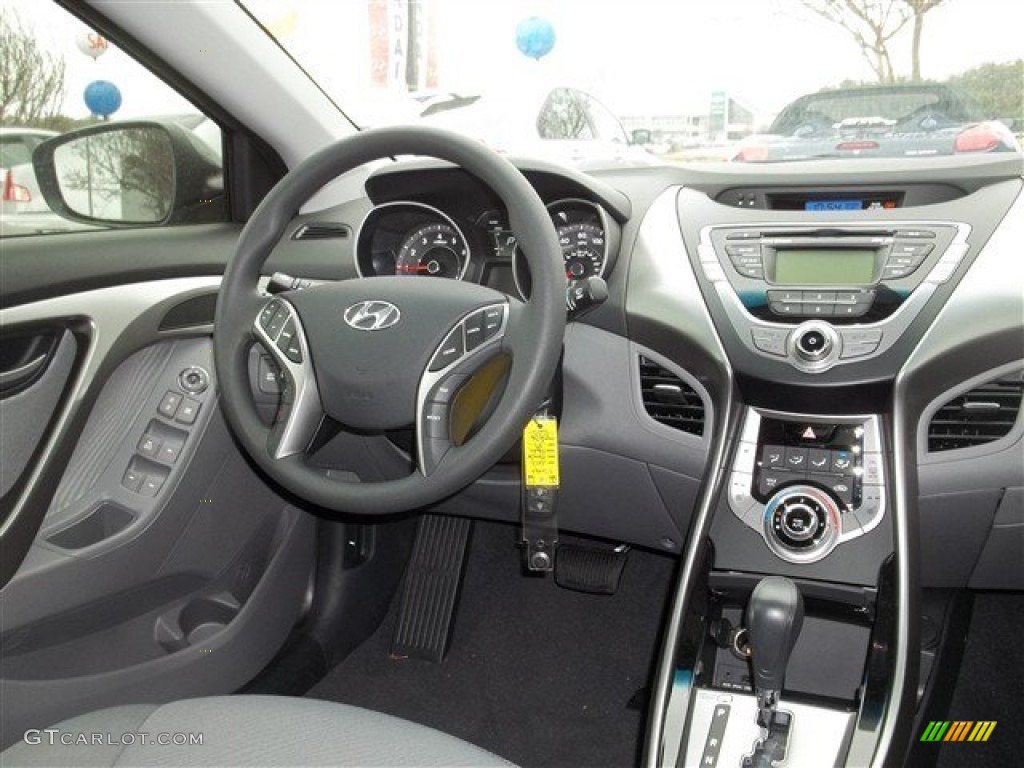 2013 Elantra GLS - Harbor Gray Metallic / Gray photo #14