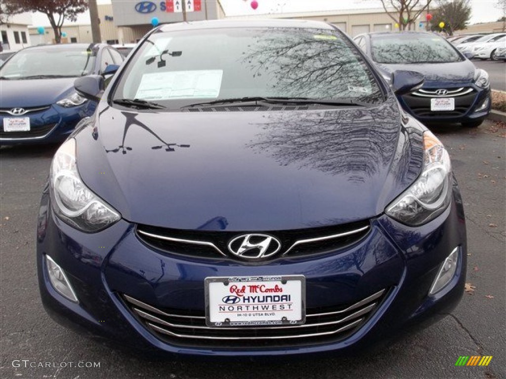 2013 Elantra Limited - Indigo Night / Gray photo #1