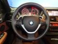 2012 BMW X5 Cinnamon Brown Interior Steering Wheel Photo