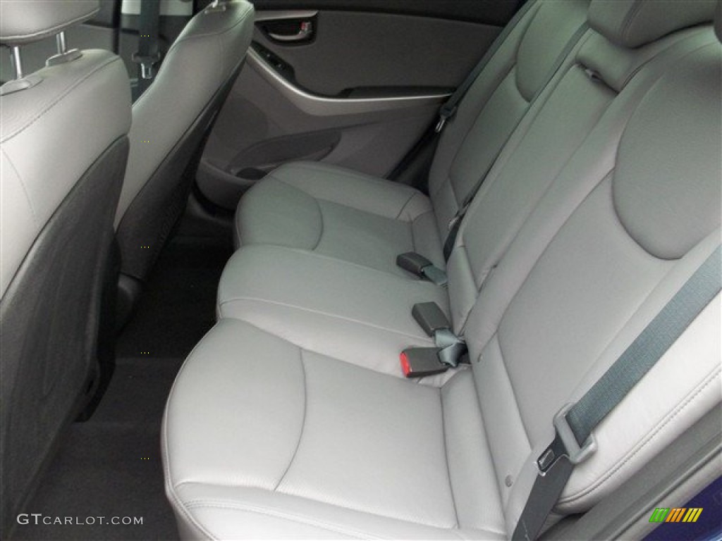 2013 Elantra Limited - Indigo Night / Gray photo #9