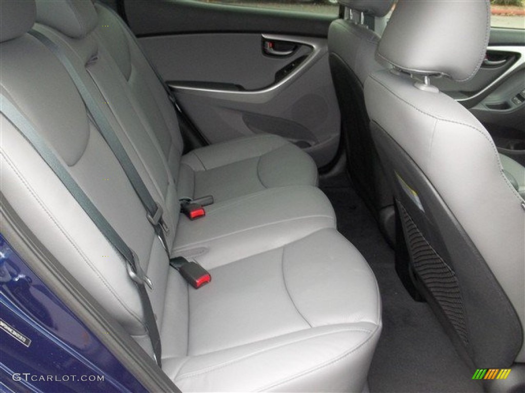 2013 Elantra Limited - Indigo Night / Gray photo #10