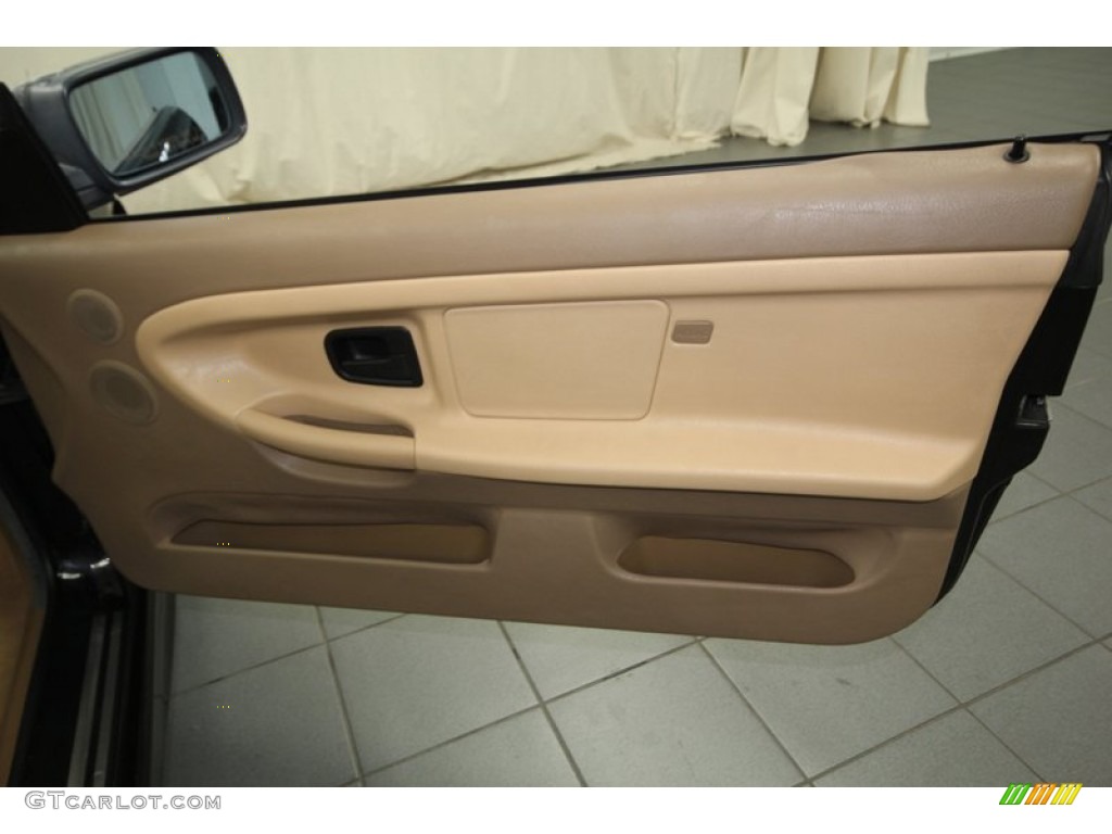 1998 BMW 3 Series 323is Coupe Tan Door Panel Photo #76266947
