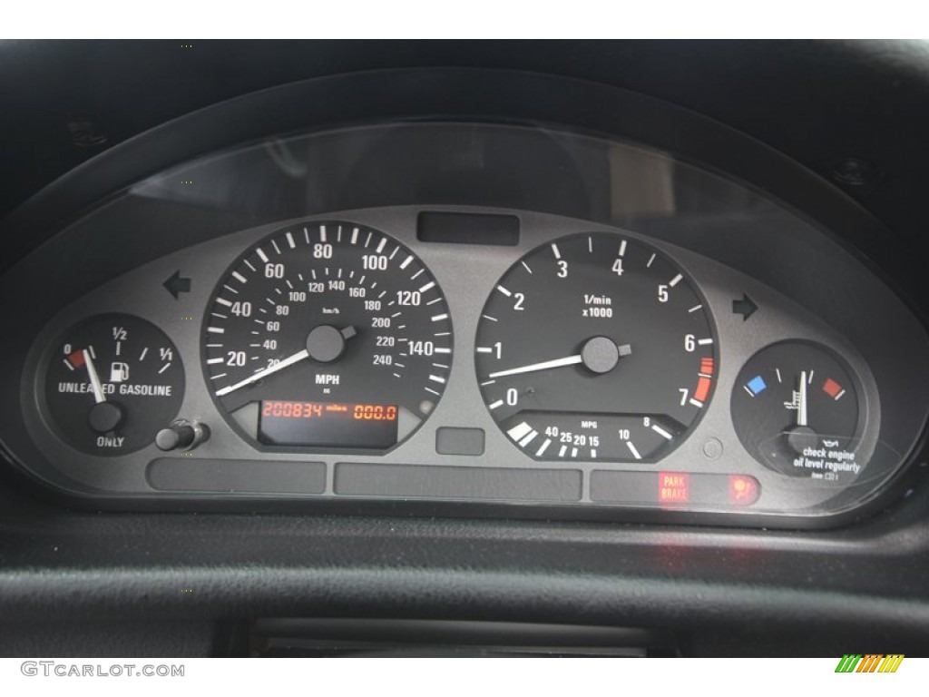 1998 BMW 3 Series 323is Coupe Gauges Photo #76266989