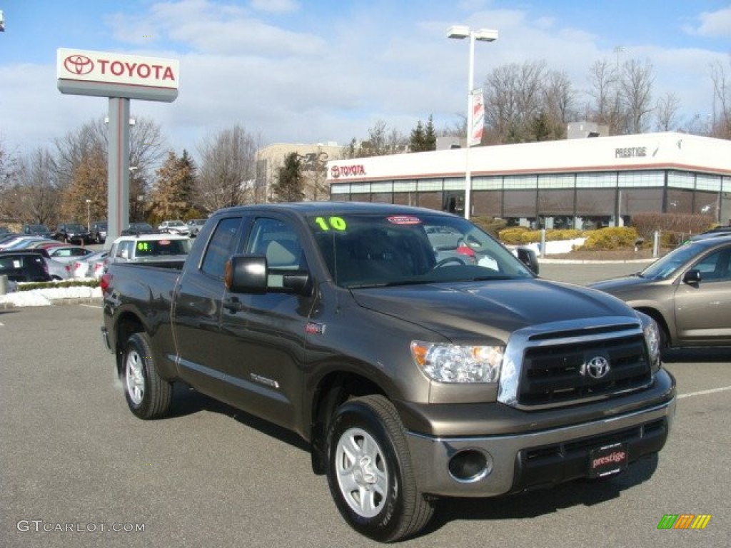 2010 Tundra Double Cab 4x4 - Pyrite Brown Mica / Sand Beige photo #1