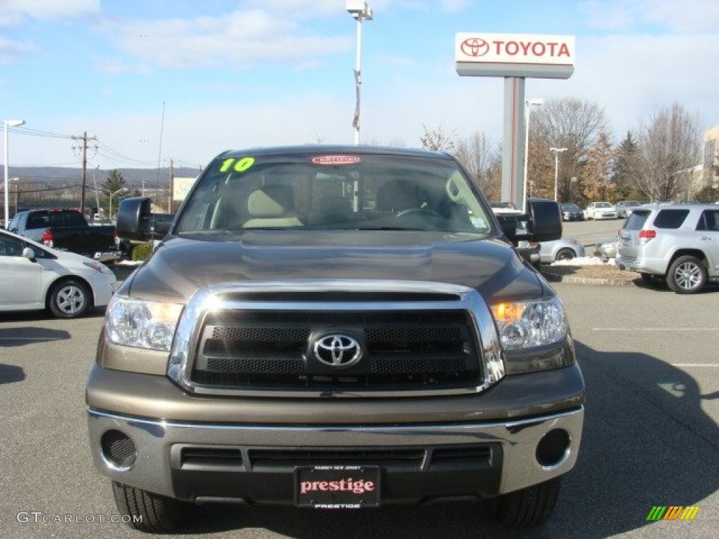 2010 Tundra Double Cab 4x4 - Pyrite Brown Mica / Sand Beige photo #2