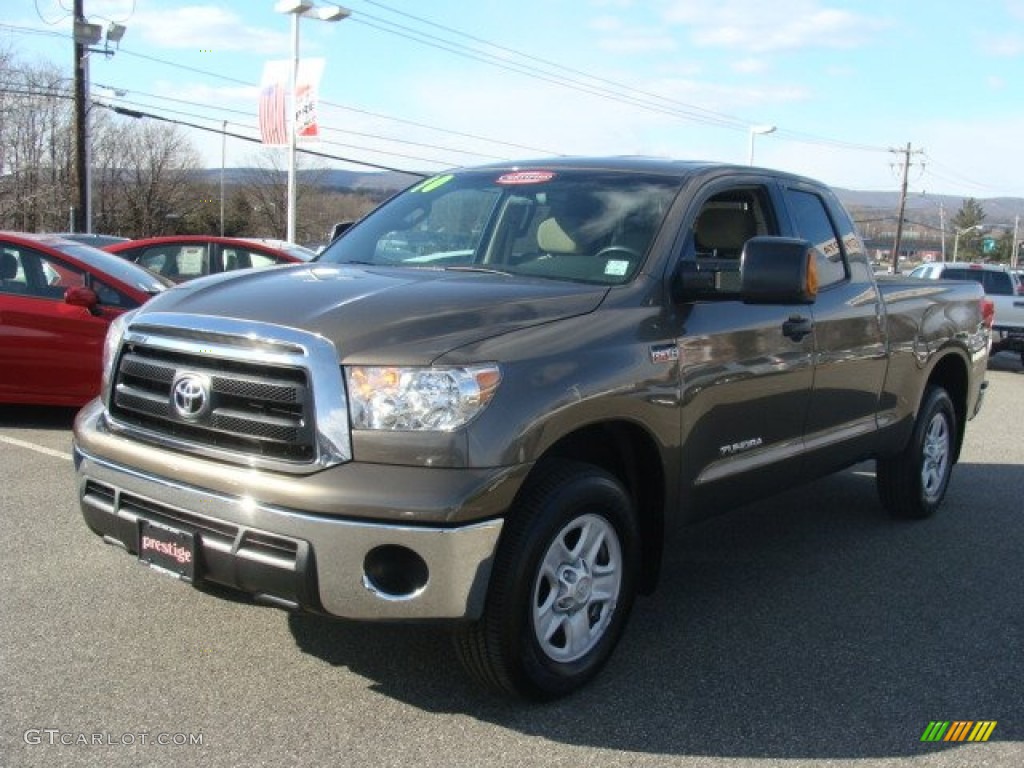 2010 Tundra Double Cab 4x4 - Pyrite Brown Mica / Sand Beige photo #3