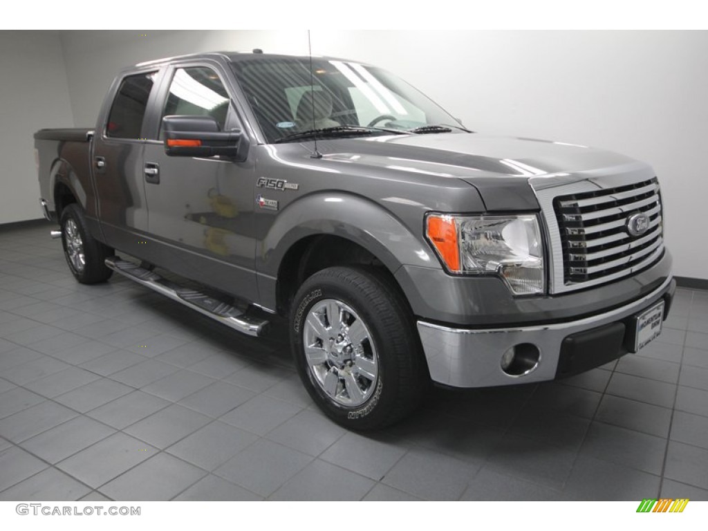 2010 F150 XLT SuperCrew - Sterling Grey Metallic / Medium Stone photo #1