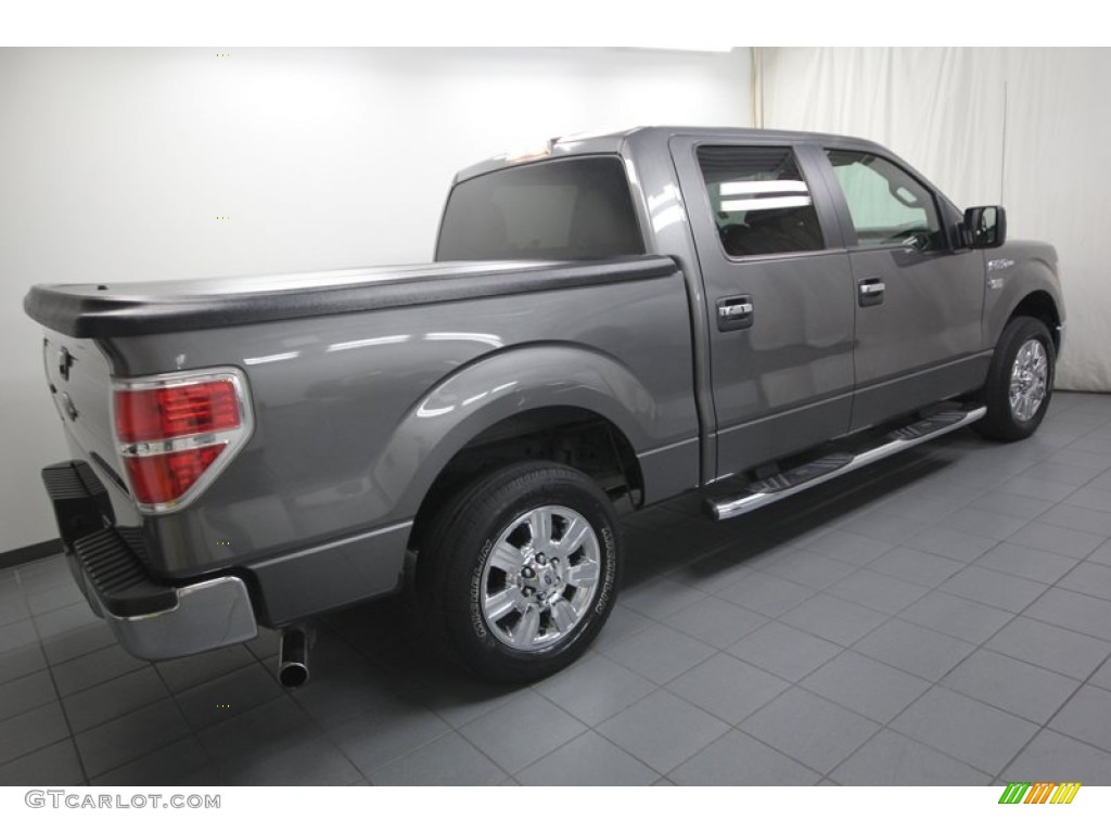 2010 F150 XLT SuperCrew - Sterling Grey Metallic / Medium Stone photo #11