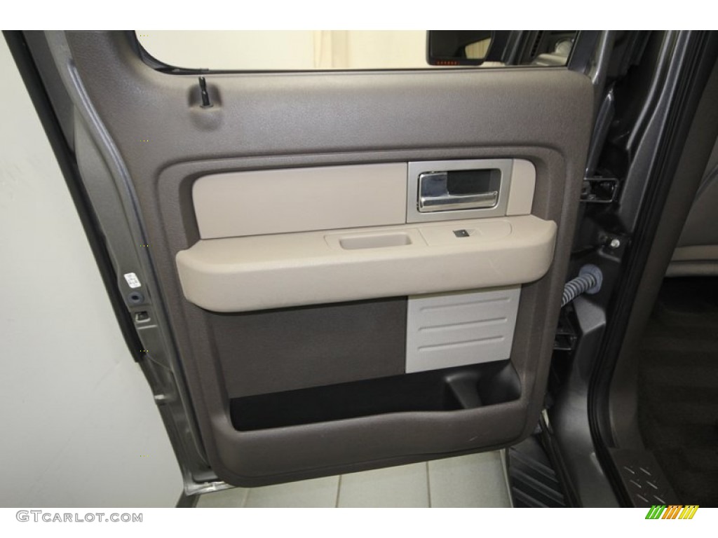 2010 F150 XLT SuperCrew - Sterling Grey Metallic / Medium Stone photo #28