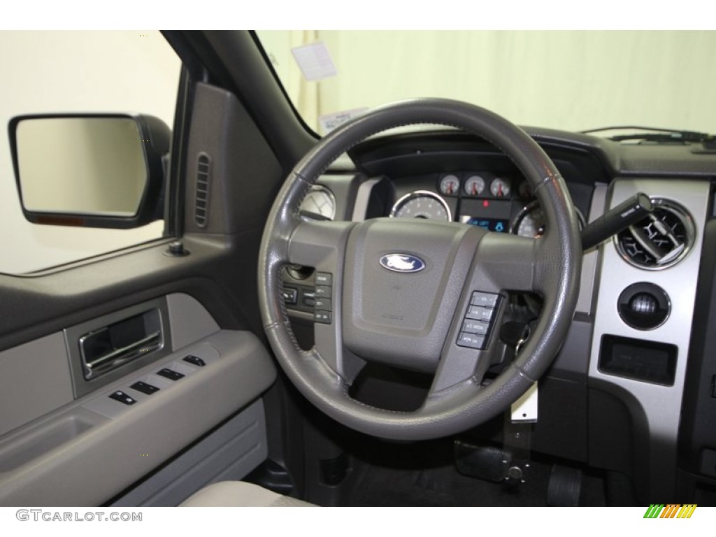 2010 F150 XLT SuperCrew - Sterling Grey Metallic / Medium Stone photo #29