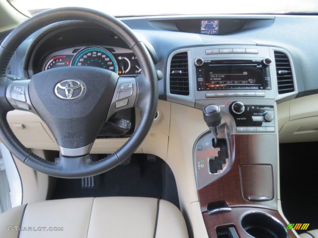 2010 Toyota Venza I4 Ivory Dashboard Photo #76268633