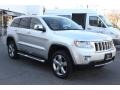 2012 Bright Silver Metallic Jeep Grand Cherokee Overland 4x4  photo #3