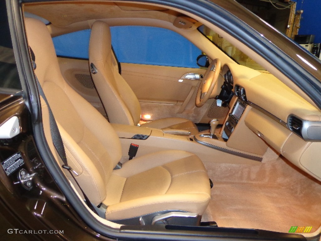 2008 911 Carrera 4 Coupe - Macadamia Metallic / Sand Beige photo #25