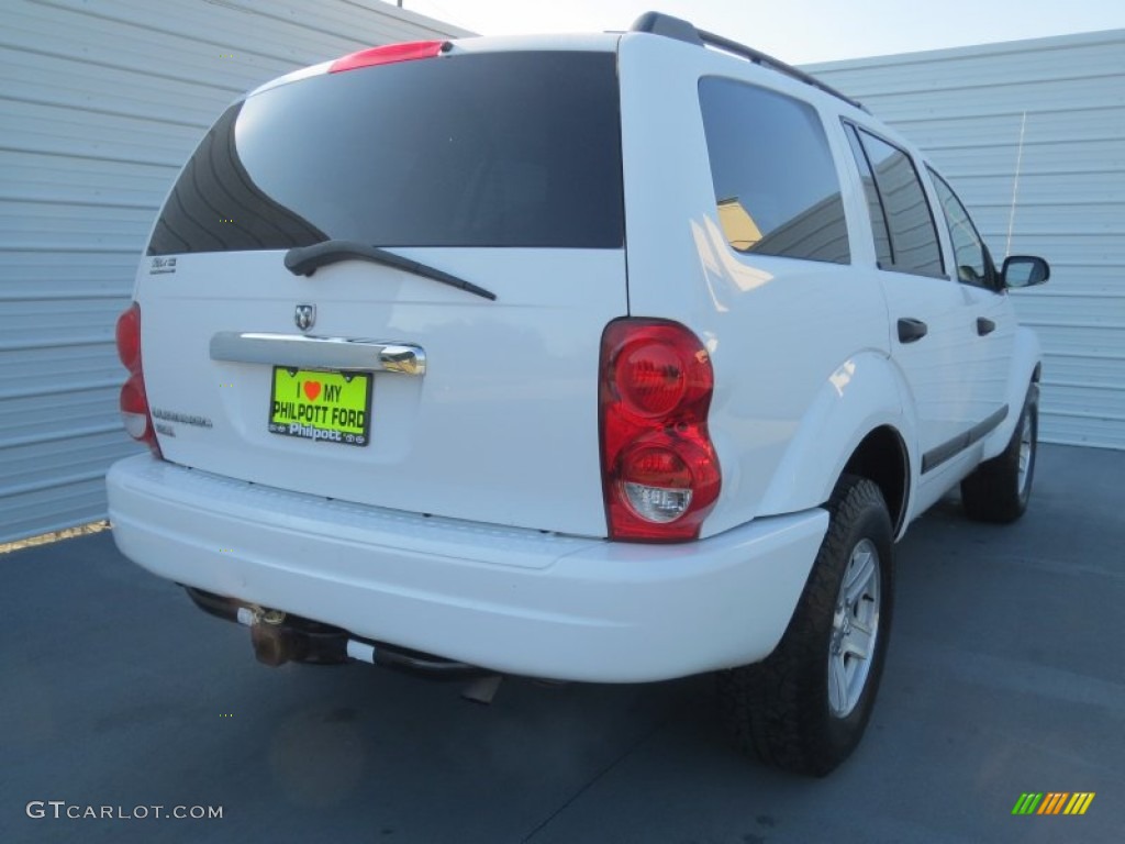 2006 Durango SLT - Bright White / Dark Slate Gray/Light Slate Gray photo #3