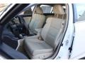 2011 Acura TSX Parchment Interior Front Seat Photo