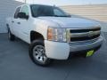 2008 Summit White Chevrolet Silverado 1500 LS Crew Cab 4x4  photo #1