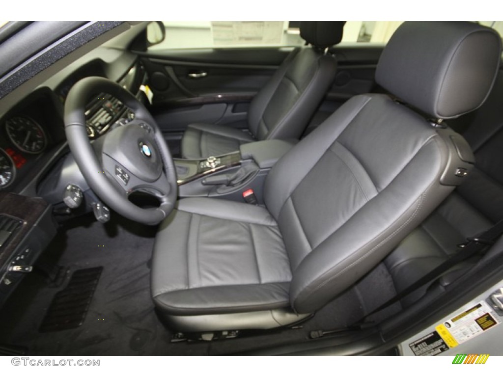 2013 3 Series 328i Coupe - Titanium Silver Metallic / Black photo #3