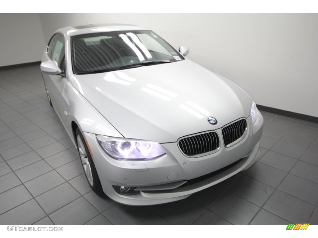 2013 3 Series 328i Coupe - Titanium Silver Metallic / Black photo #6