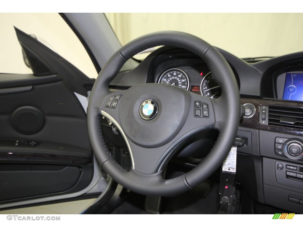 2013 3 Series 328i Coupe - Titanium Silver Metallic / Black photo #24