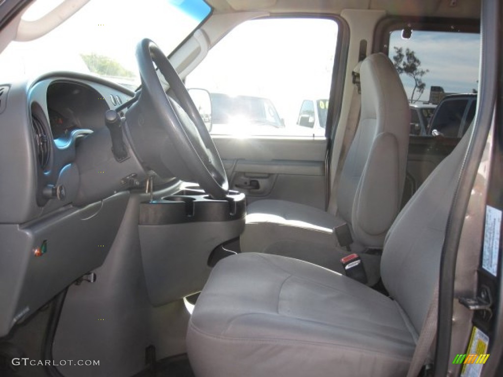 2007 E Series Van E350 Super Duty XLT 15 Passenger - Dark Shadow Grey Metallic / Medium Flint Grey photo #9