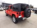 2013 Rock Lobster Red Jeep Wrangler Unlimited Sahara 4x4  photo #3