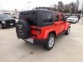 2013 Rock Lobster Red Jeep Wrangler Unlimited Sahara 4x4  photo #5