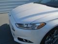2013 White Platinum Metallic Tri-coat Ford Fusion Titanium  photo #9