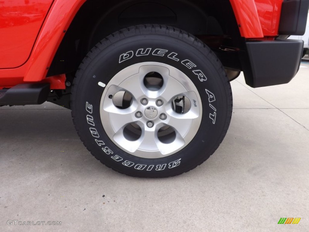 2013 Jeep Wrangler Unlimited Sahara 4x4 Wheel Photo #76273878