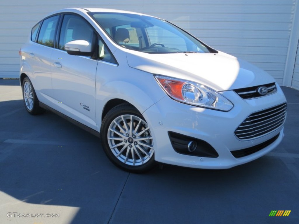 White Platinum 2013 Ford C-Max Energi Exterior Photo #76274083