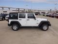 Bright White 2013 Jeep Wrangler Unlimited Sport 4x4 Right Hand Drive Exterior