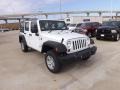 Bright White 2013 Jeep Wrangler Unlimited Sport 4x4 Right Hand Drive Exterior
