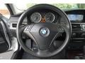 Black 2004 BMW 5 Series 545i Sedan Steering Wheel