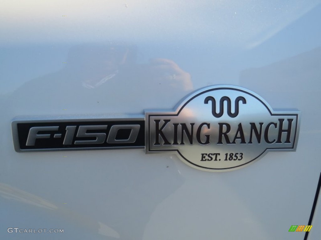 2013 F150 King Ranch SuperCrew 4x4 - White Platinum Metallic Tri-Coat / King Ranch Chaparral Leather photo #11