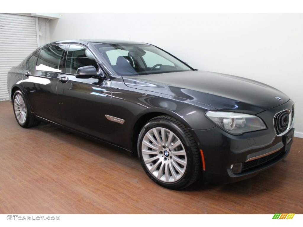 Dark Graphite Metallic 2009 BMW 7 Series 750Li Sedan Exterior Photo #76276850