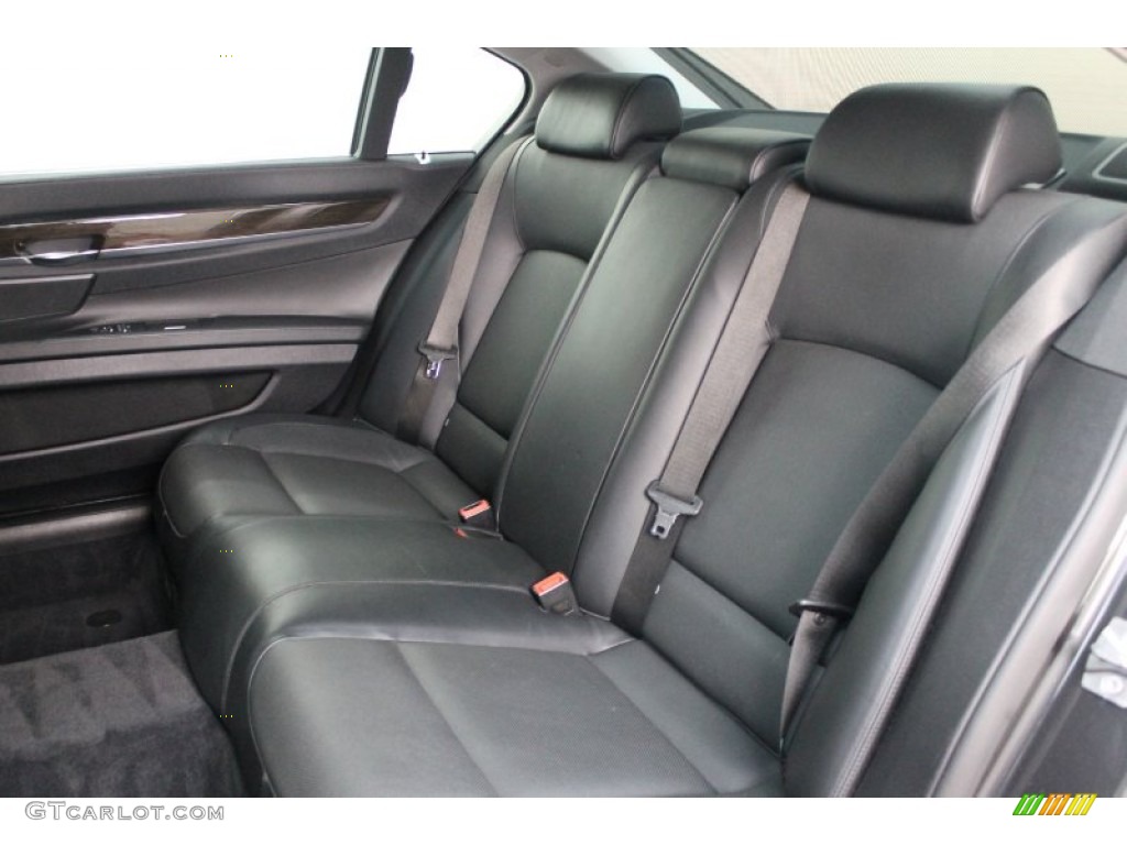 2009 BMW 7 Series 750Li Sedan Rear Seat Photo #76276901
