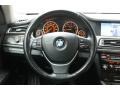 Black Nappa Leather Steering Wheel Photo for 2009 BMW 7 Series #76276955