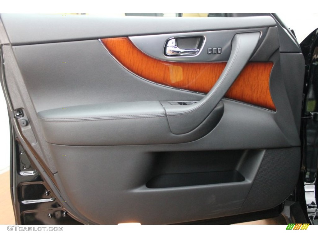 2010 Infiniti FX 35 AWD Graphite Door Panel Photo #76277282