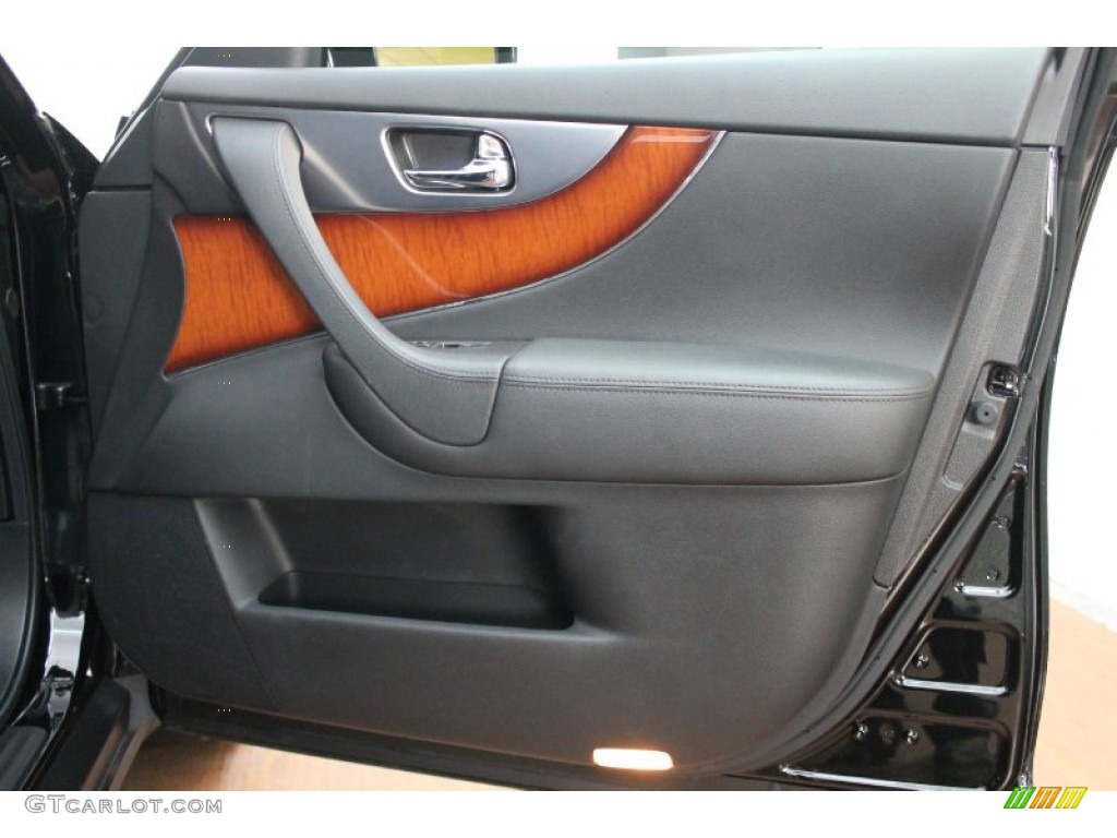 2010 Infiniti FX 35 AWD Graphite Door Panel Photo #76277285