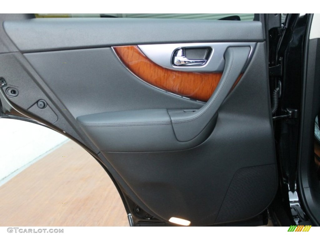 2010 Infiniti FX 35 AWD Graphite Door Panel Photo #76277288