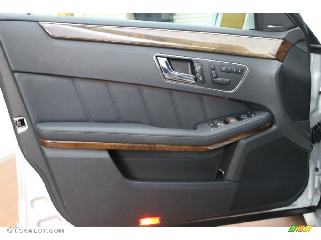 2010 Mercedes-Benz E 63 AMG Sedan Black Door Panel Photo #76277855