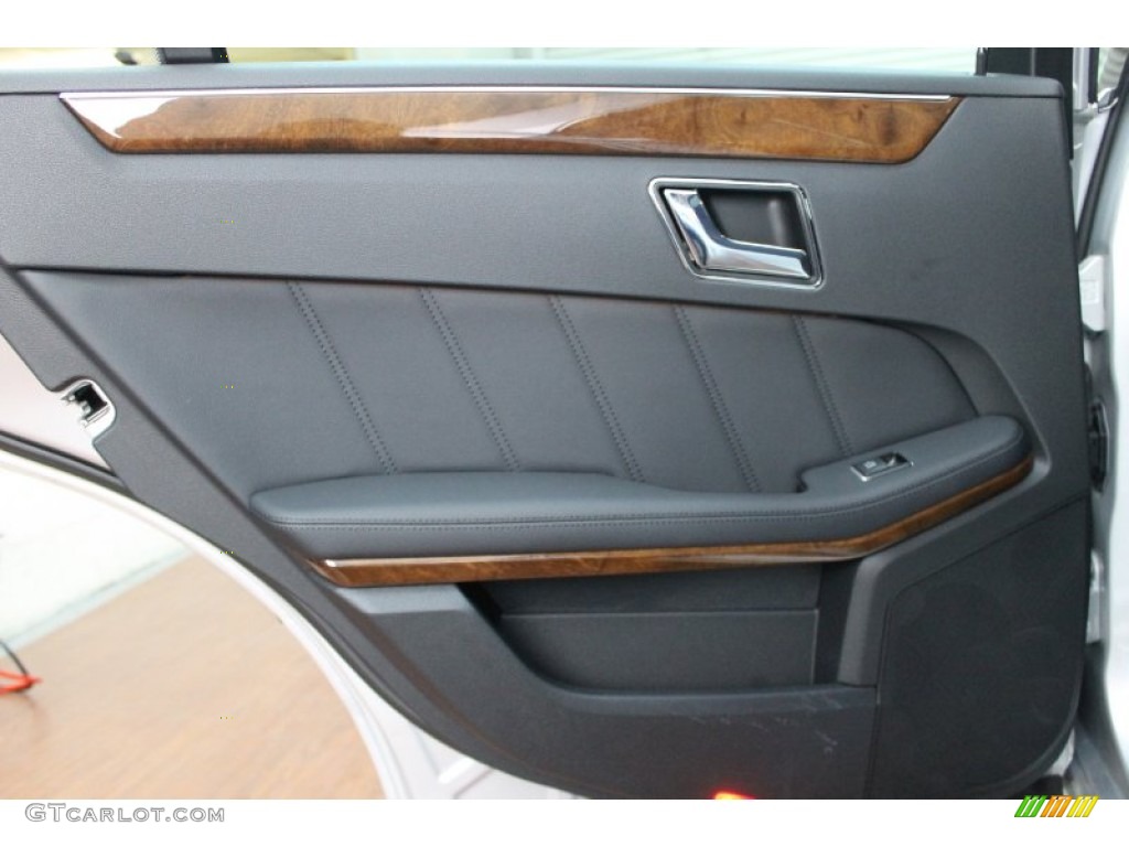 2010 Mercedes-Benz E 63 AMG Sedan Black Door Panel Photo #76277861
