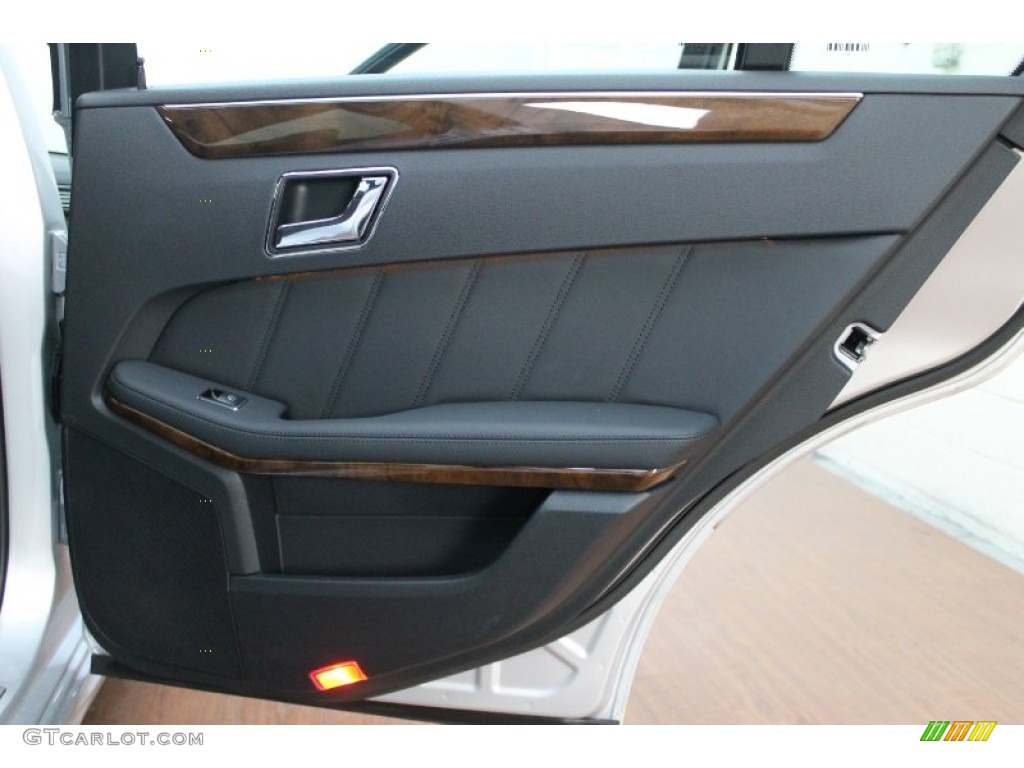 2010 Mercedes-Benz E 63 AMG Sedan Black Door Panel Photo #76277864