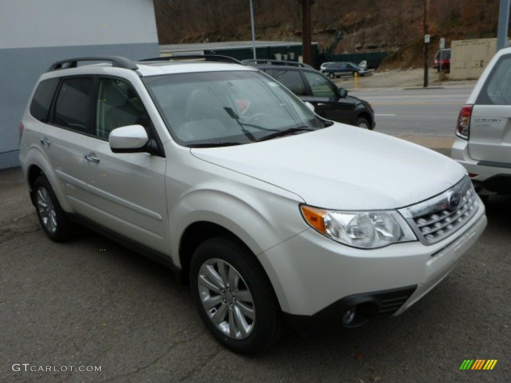 Satin White Pearl 2013 Subaru Forester 2.5 X Premium Exterior Photo #76278275