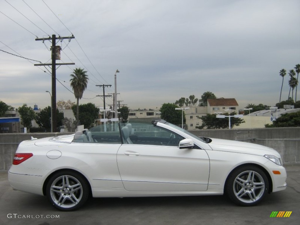 Diamond White Metallic 2013 Mercedes-Benz E 350 Cabriolet Exterior Photo #76279762