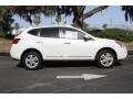 Pearl White 2013 Nissan Rogue SV Exterior